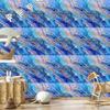 Wallpaper Ink blue, azure, purple and light gray 50x1000