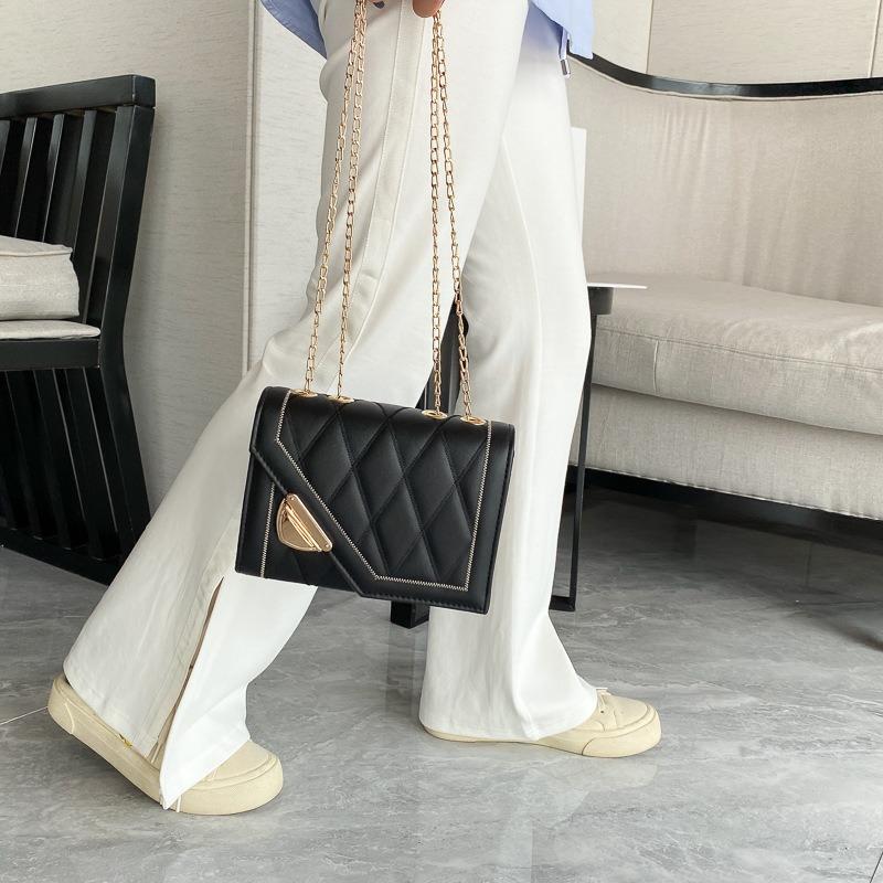 Summer Small Bag 2020 New Trendy Fashion Rhombus Chain Bag Crossbody Bag Women's Versatile Popular Small Square Bag