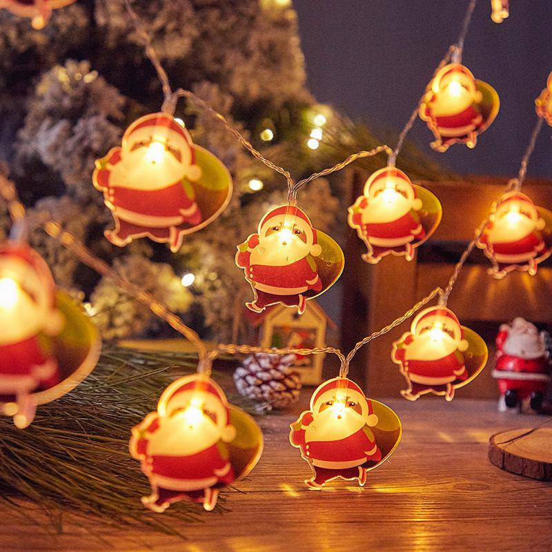 Christmas Tree LED String Light 1.5M 10LED Xmas Hanging Lamp Fairy Light Garland Home Decoration Ornament 2025 New Year Gifts