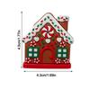 1/2Pcs Gingerbread House Shape Christmas Button Covers Reusable Easy to Install Closet Dresser Pulls