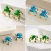 Lovely Creative Blue/Green Frog Ear Cuff for Women's Funny Earrings Jewelry Accessories Fit  Festivale Gifts for Friends