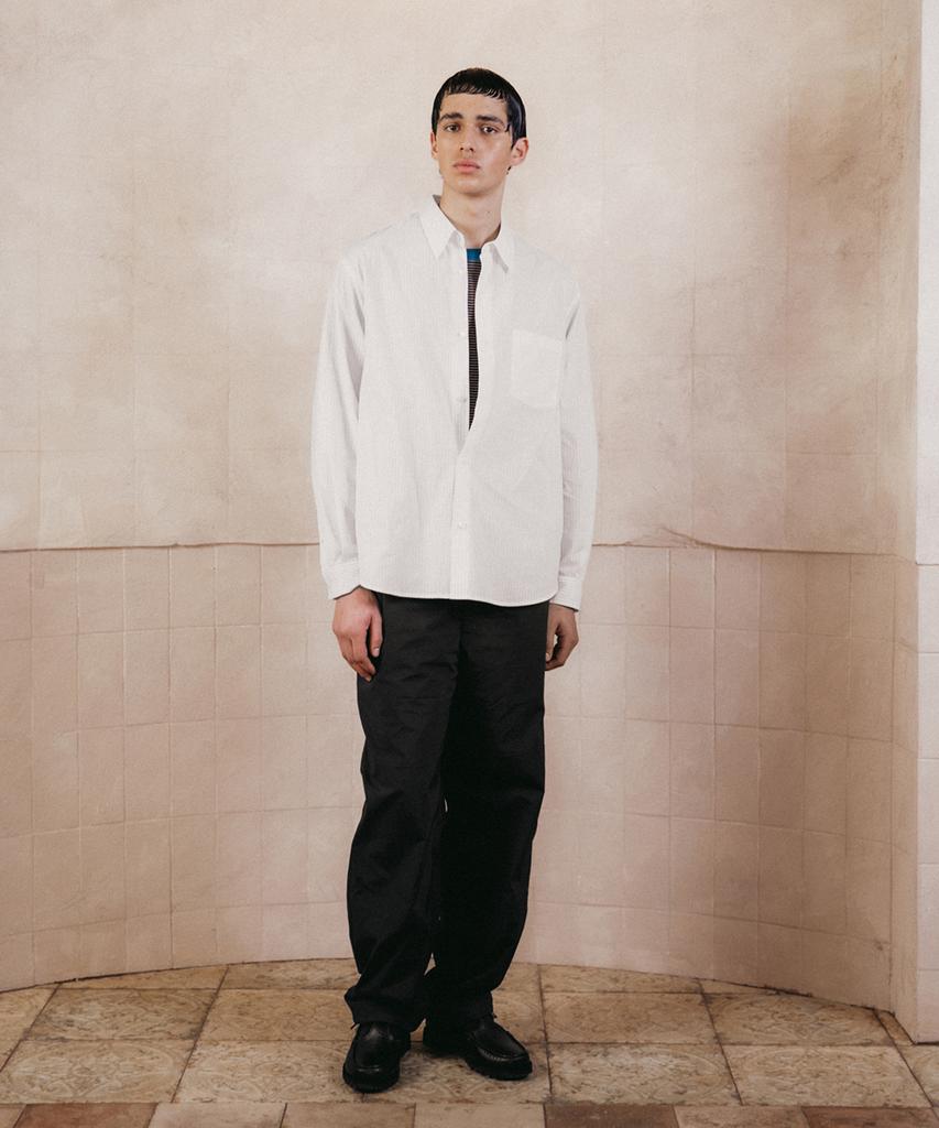 SHIRTER Editor Shirt (Pin White)