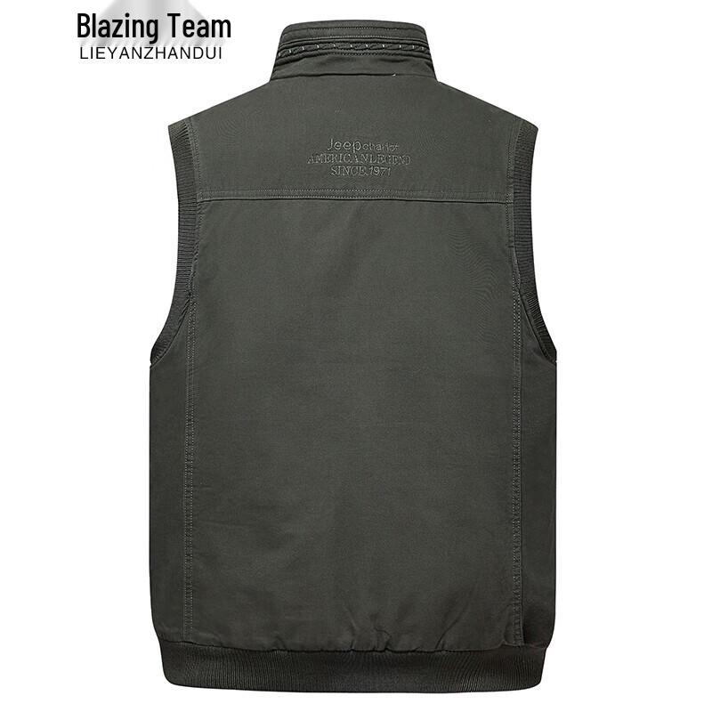 Men's Winter Multi-Pocket Fleece-Lined Vest
