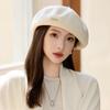 Wool Beret Women's Autumn and Winter Fashion Painter Hat Temperament Bud Hat Warm Pumpkin Hat