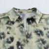 2025 Spring Women's Floral Print Satin Shirt – Loose Fit with Lapel