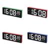 Modern Minimalist Led Digital Alarm Clock With Calendar And Temperature For Bedroom Or Office Use