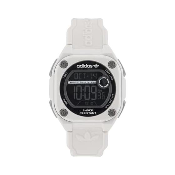 [Adidas Originals Watch] Street Watch Digital 10 ATM Water Resistant Mineral Glass Digital Dial AOST23062 Men s [Parallel Import]