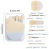 6 Stücke Mini Box Make-Up Pinsel Tragbare Kosmetik Powder Foundation Blush Blending Concealer Make-Up Pinsel Schönheit Make-Up-Tools