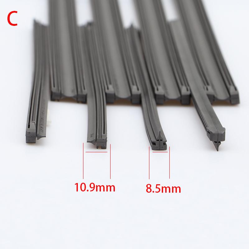 1x Wiper Blade Rubber Strip For Mazda Wipers Refill Accessories