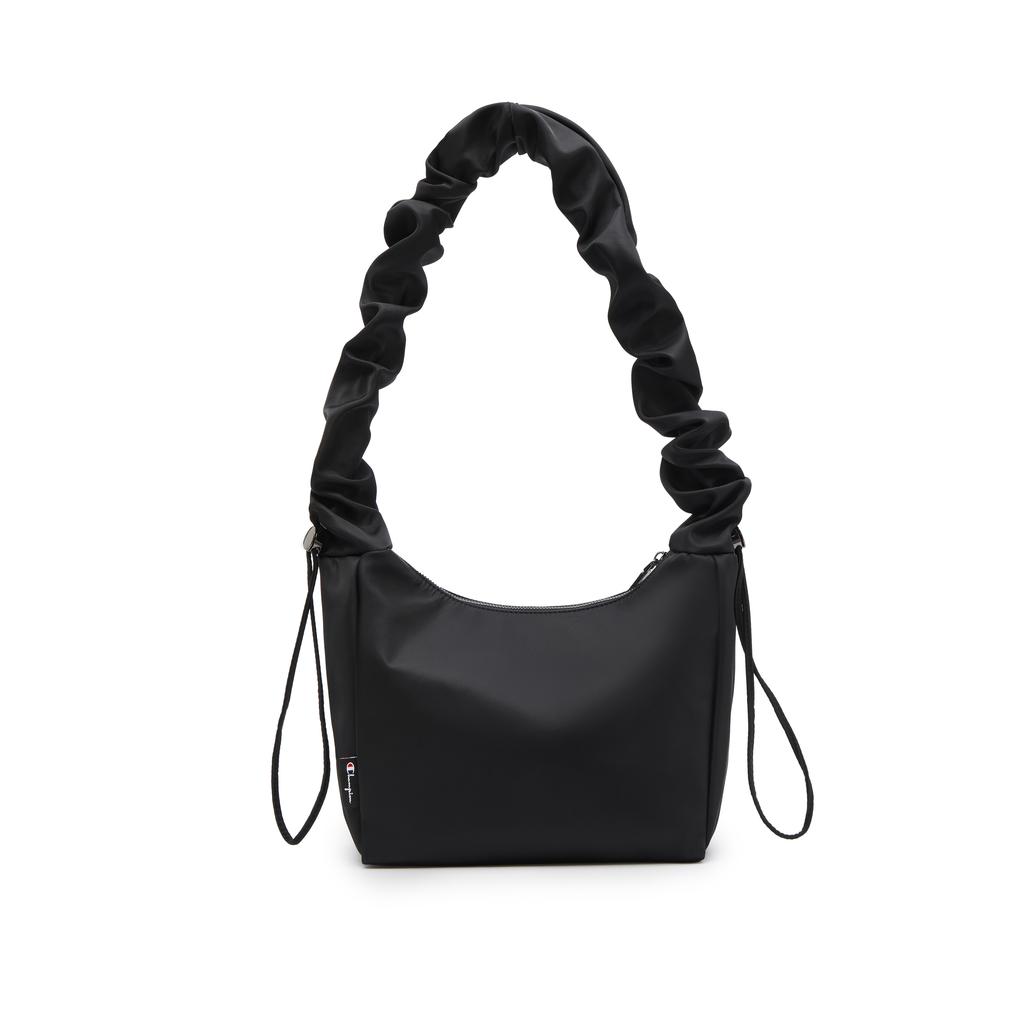 New Champion Fabric Shoulder Bag Unisex Black/Milk White/Medium Blue Denim U5AACPU32