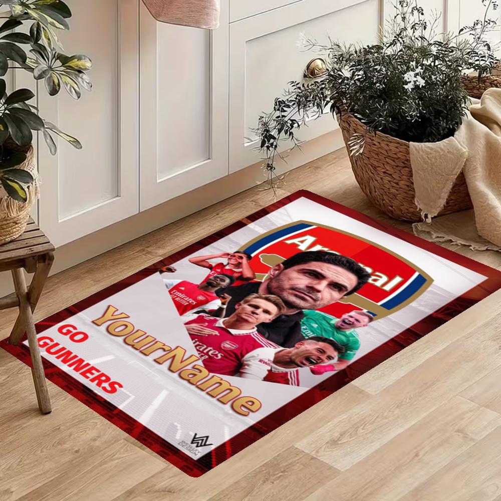 Arsenal Customize Your Name Kitchen Rug Runner Rug Laundry Mat Hallway Entryway The Best Gift Choice