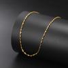 Teamer Sparkle Chain Necklace For Women Girls Stainless Steel Gold Color Basic Minimalist Necklace Choker Jewelry 2026 New