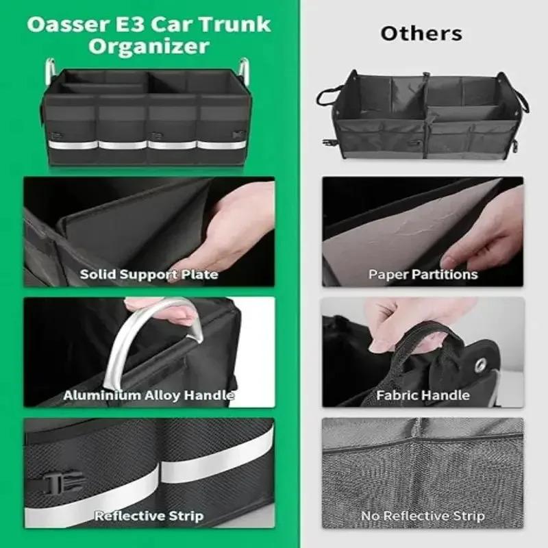 Cutie de depozitare pentru mașină de mare capacitate Organizator de portbagaj pentru mașină, ecologic, super durabil, pliabil, instrument de depozitare a încărcăturii, cutie de portbagaj pentru camioane auto