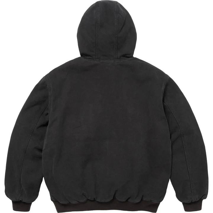 Supreme Reflective Arc Hooded Work Jacket Black