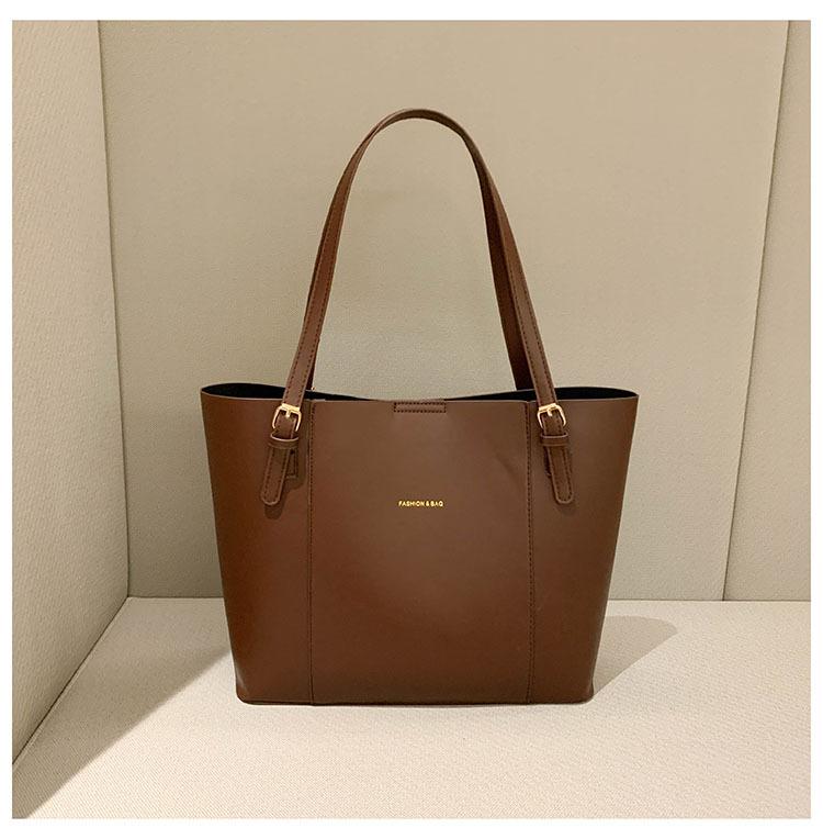 New color matching large-capacity tote bag women's fashion going out portable casual spring women's bag shoulder bag