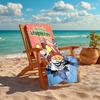 1Pc Dexter'S Lab Adventure Beach Towel, Quick Dry, Multi-Use for Beach Pool Gym Yoga Home Travel, Christmas, Halloween, Xmas Gift M929251