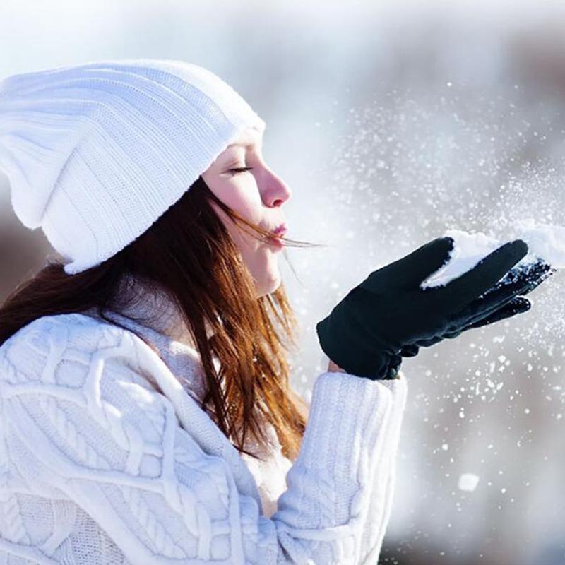Warm Winter Gloves Polar Fleece Cold Weather Gloves Touch Screen Women and Men Thermal Gloves for Running Hiking