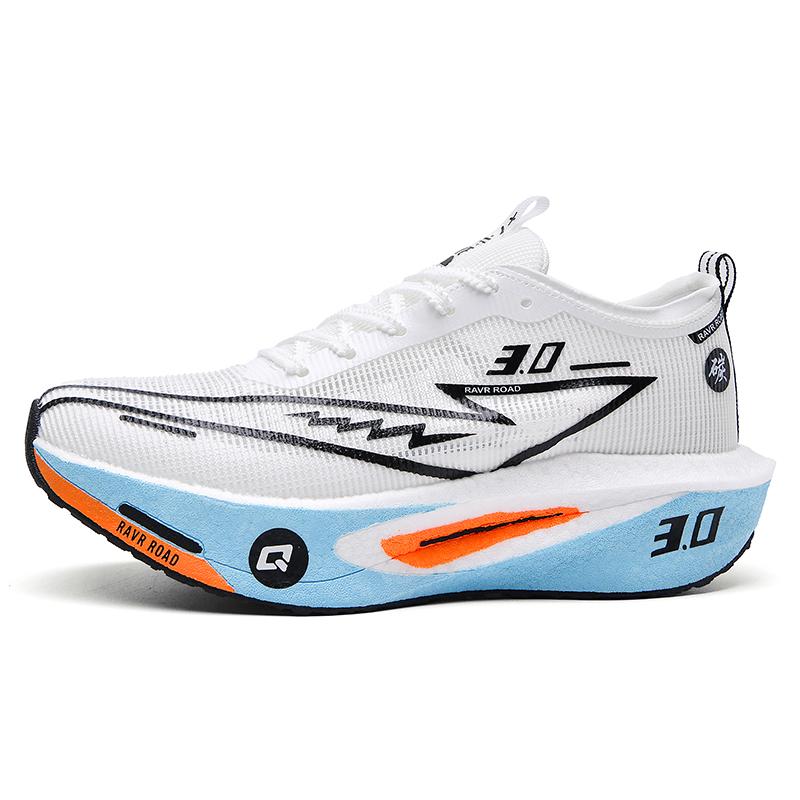 Men Women Carbon Plate Running Shoes Lightweight Breathable 3.0 Mix Racing Marathon Rebound Shock-Absorbing Training Sneakers