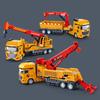 Simulation Inertial Engineering Truck Crane Truck Lifting Rescue Transport Vehicle Model Children's Toy Birthday Gift B209 St Practical Use