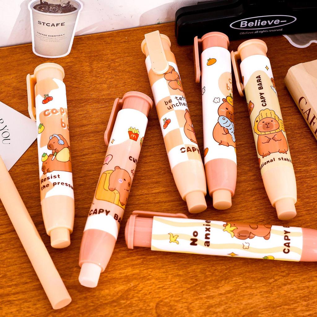 Capybara Cartoon Eraser - Cute Classroom Reward for Kids
