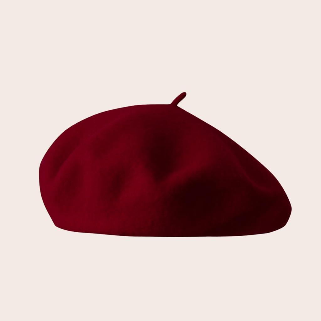 Autumn & Winter Wool Beret: Thick, Fashionable, Versatile & Warm