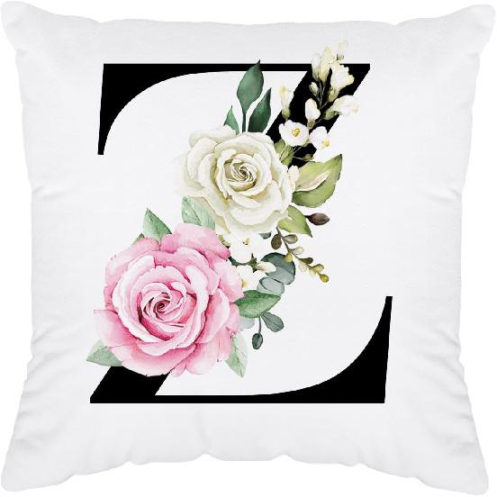Initial Pillow Covers 18x18 - Monogram L Pillow Cover, Initial Letter Throw Pillow Cover, Monogram Pillow Case L, Monogrammed Gifts for Women, L