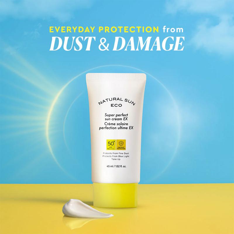 [THE FACE SHOP] Natural Sun Eco Super Perfect Sun Cream EX SPF 50+ PA++++ 45ml