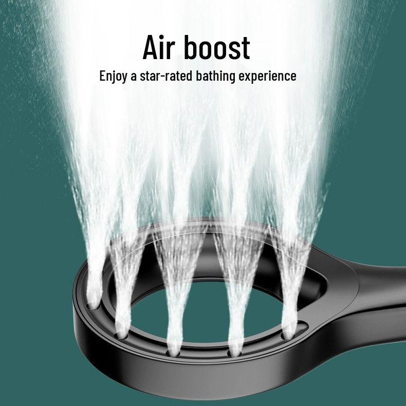 Love Heart Pressurized Shower Head Set with Heater