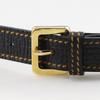 LOEWE Barcelona Handbag 2WAYShoulder black Embossed Leather Women Used