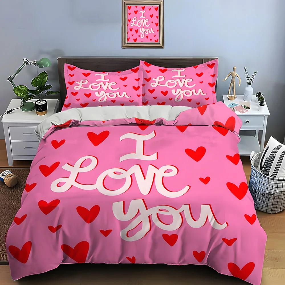 

Gothic Love Art Print Bedding Set Duvet Cover 1 Duvet Cover 2 Pillowcases Adult and Children Bedding Set Luxury Gifts US Twin(172x218cm)