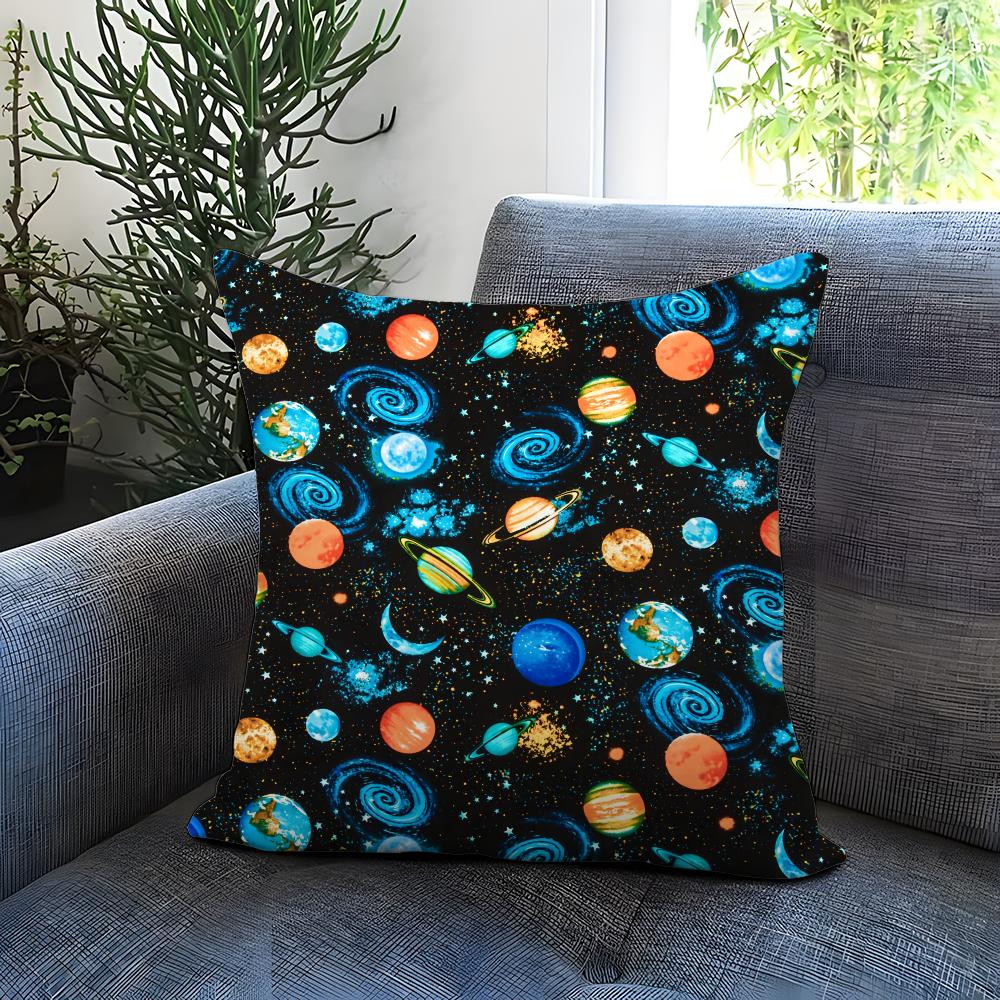Starry Sky Texture Cushion Cover Comfortable Reversible Pillow Cover Ideal for Car Sofa Bedroom  Beyond