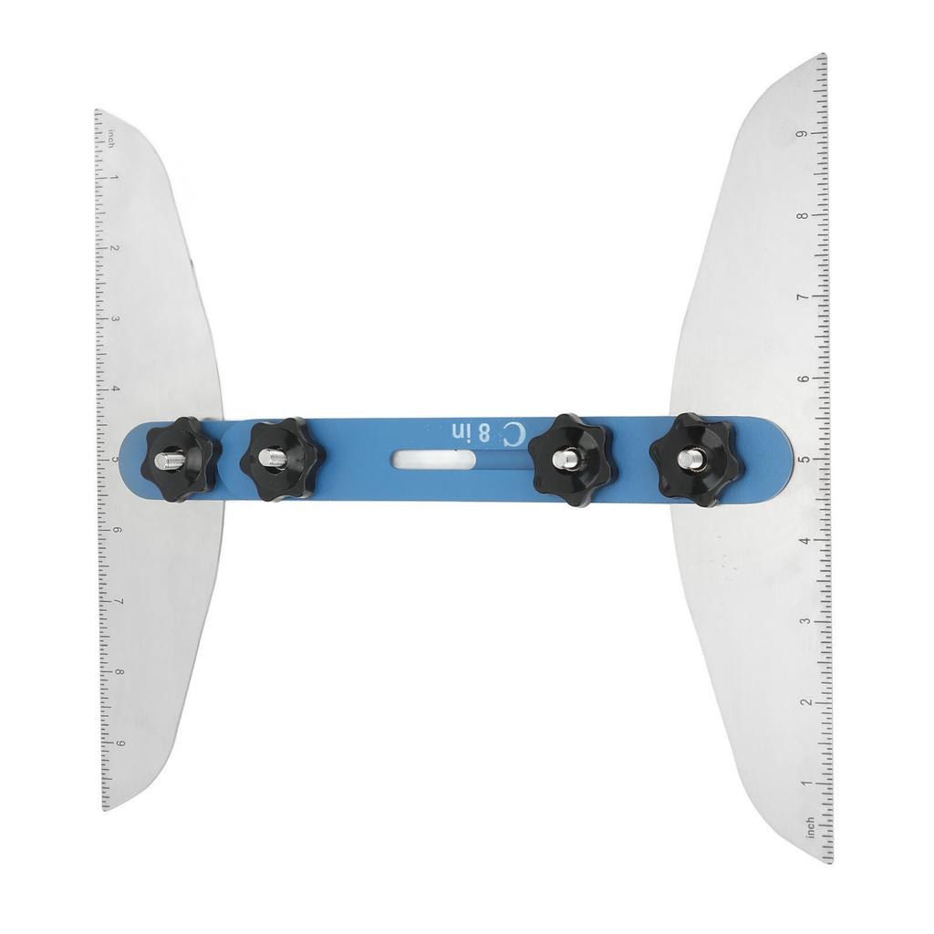 Stair Tread Template Tool Kit Multifunction Aluminium Alloy Stair Measuring Tool for Risers