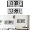 Versatile Digital Clock Battery Powered Wall Clock Electronic Desktop Clocks