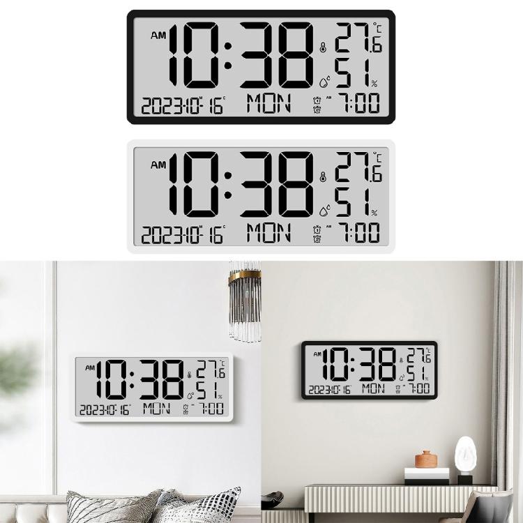 Versatile Digital Clock Battery Powered Wall Clock Electronic Desktop Clocks