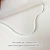 Clear Irregular Acrylic Coasters Clear Mirror Coasters Nordic Ins Simple Table Mat Desktop Decor Ornaments Home Shooting Props