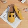 Yuanlitong Summer New Thick-soled Boken Shoes Women Wear High-end Temperament Retro Bag Head Women's Shoes Inner Height Increase