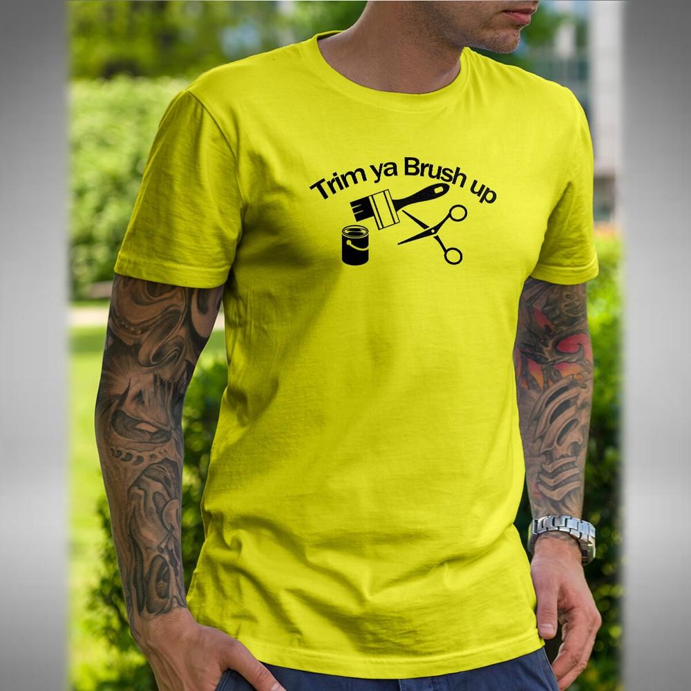 

Trim Ya Brush Up T-Shirt Grandad Only Fools And Horses Inspired Trotters 3XL