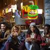Burger Neon Sign for Burger Shop Decor French Fries LED Neon Light Fast Food Business Signs for Restaurant Store USB Powered
