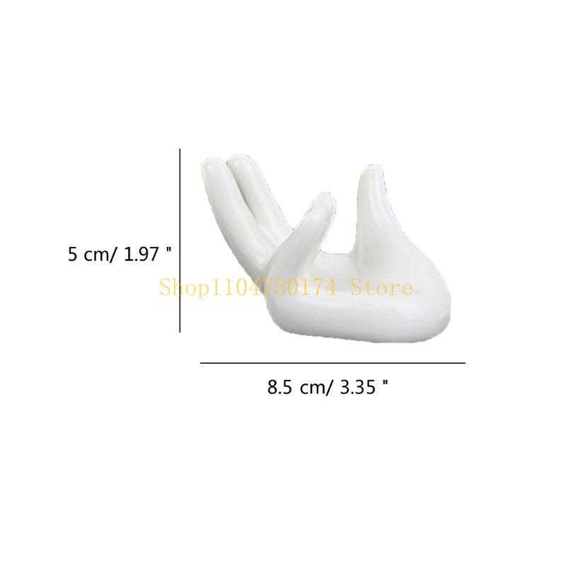 3Pcs Air Plant Holder Ceramics Airplants Plant Tillandsia Pots Hand Small Container Office Desk Decorations top sale