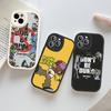 A-ASAP R-Rocky Don't Be Dumb Leather Phone Case For IPhone 16 15 14 13 12 11 Pro Max Plus Shockproof Cover
