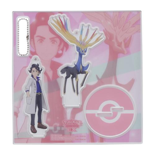 [Pokemon] Pokemon Center TRAINERS Salon!! Professor Sycamore Acrylic Stand Keyholder