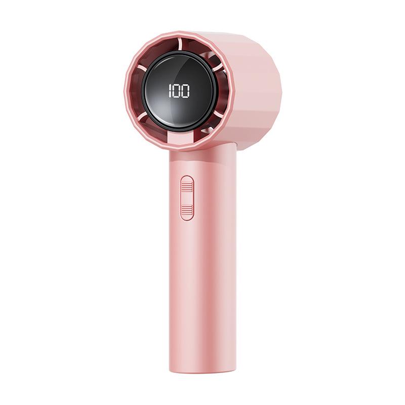 

Premium Aluminum Alloy Handheld Mini Fan with Long Battery Life - Ideal Outdoor Souvenir 500mAh Battery рожевий