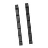 2Pcs Electric Guitar Nut Bone 6 String Pre Slotted Guitar Nut Replacement for Strat Black