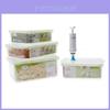 Spacious Square Vacuum Food Storage Container Perfect For Fridge Or Pantry