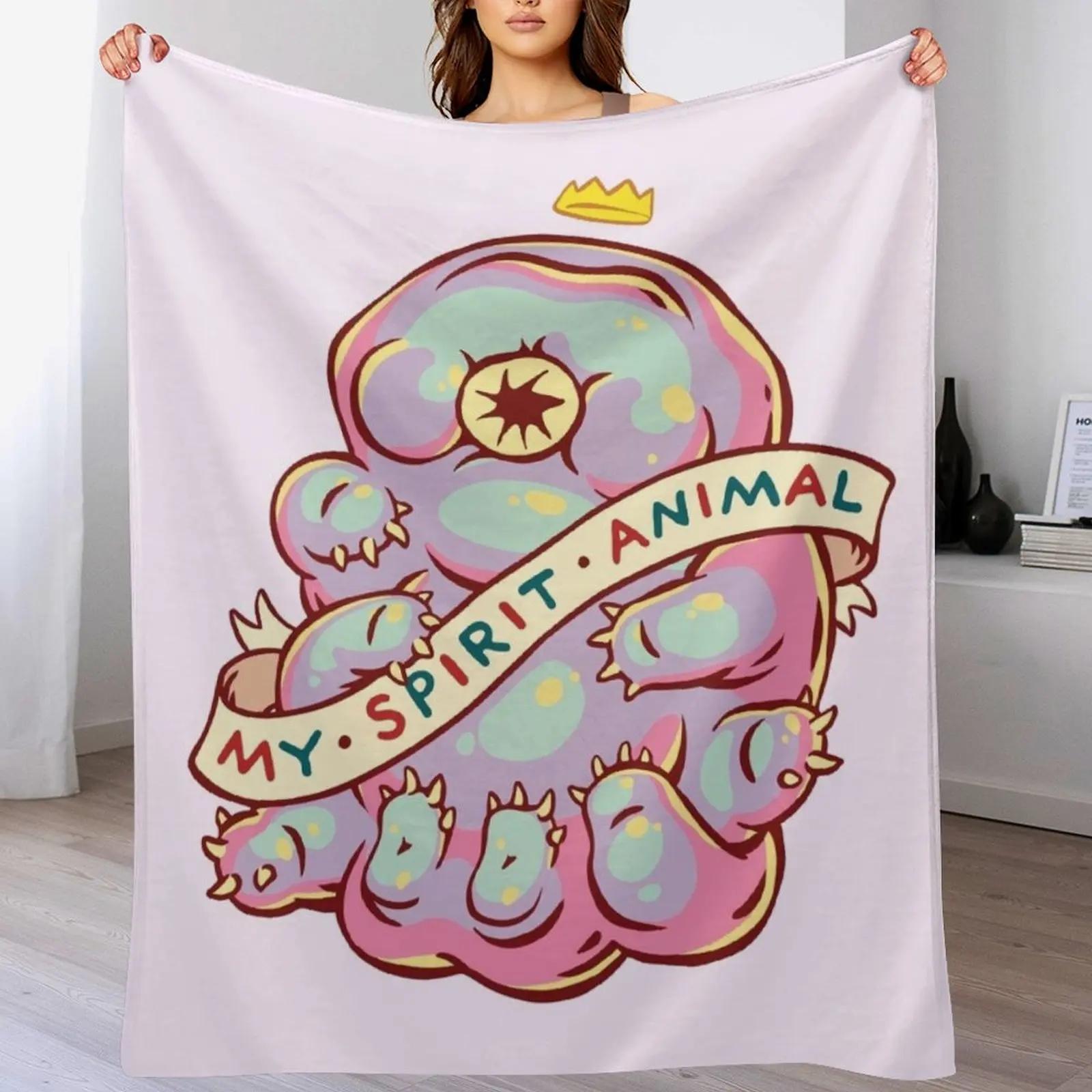 

Tardigrade My Spirit Animal Throw Blanket Multi Use Warm Blanket for Living Room Bedroom 102x76cm(40x30in)