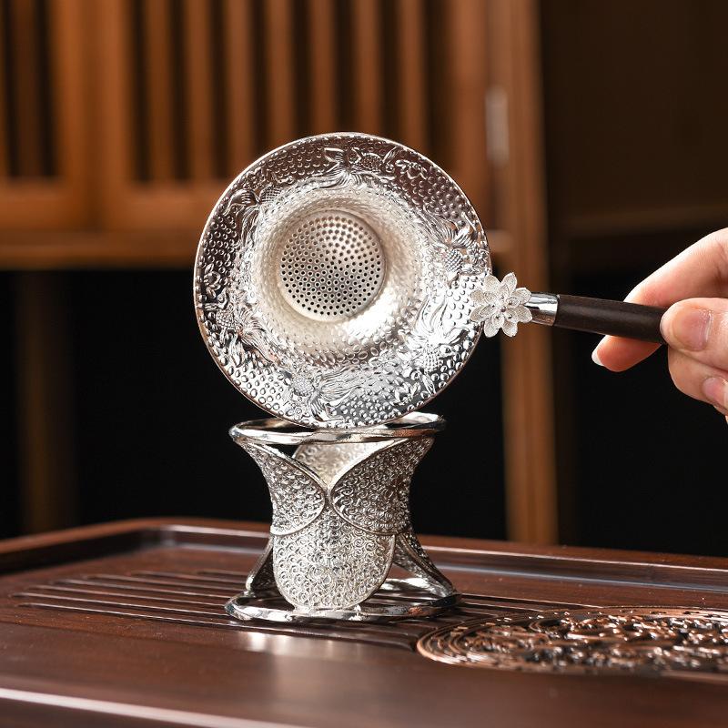 Tea strainer tea filter alloy tea set accessories household tea making funnel tea maker spoon tea residue separator