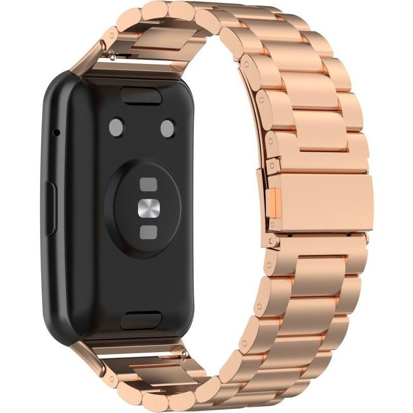Bracelet en Acier Inoxydable pour Huawei Watch Fit - Or Rose