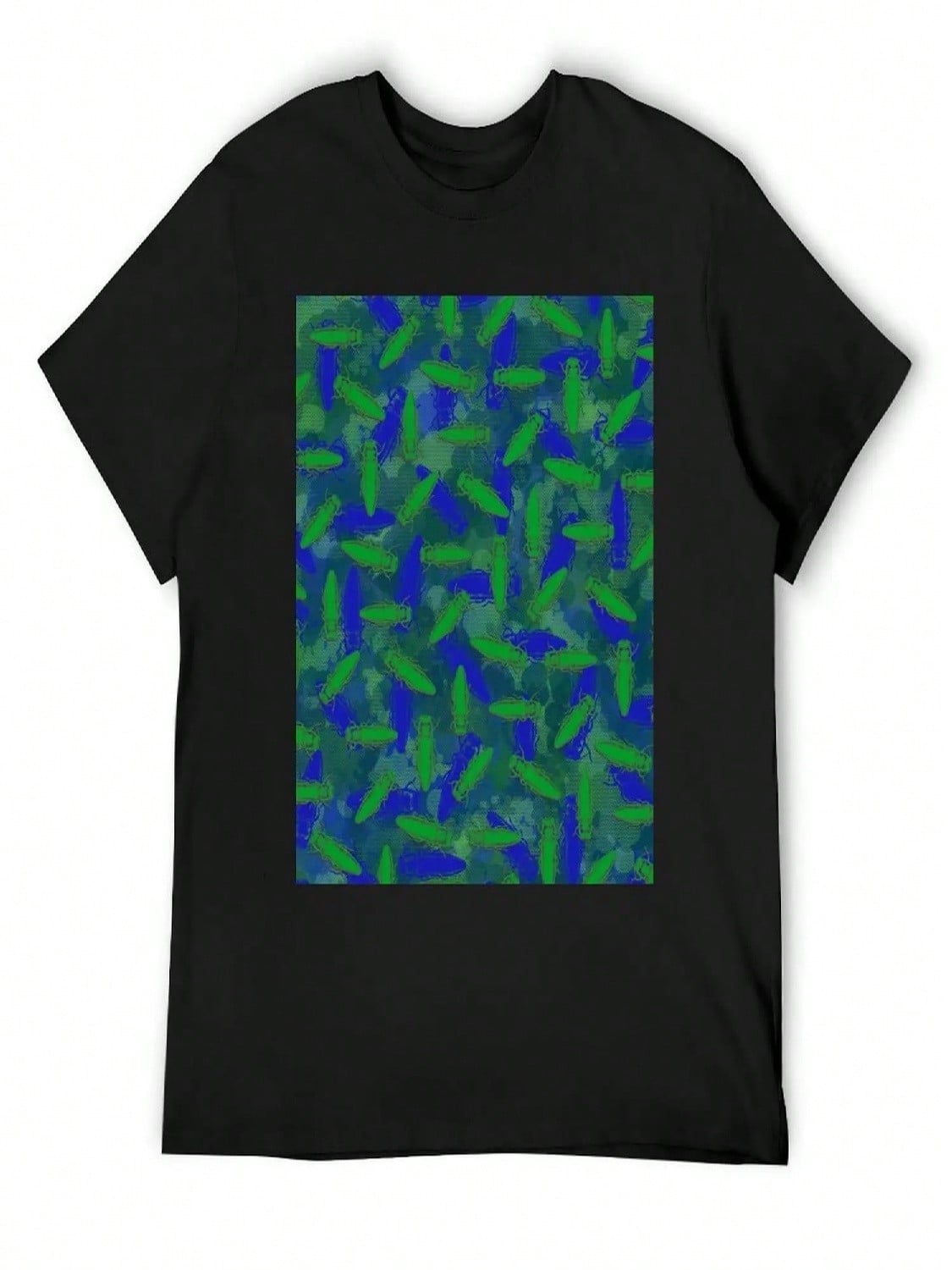 Emerald Ash Borer T-Shirt Funny T-Shirts Blacks Cotton Graphic Tees Customs Funny T Shirts For unisex S разноцветный