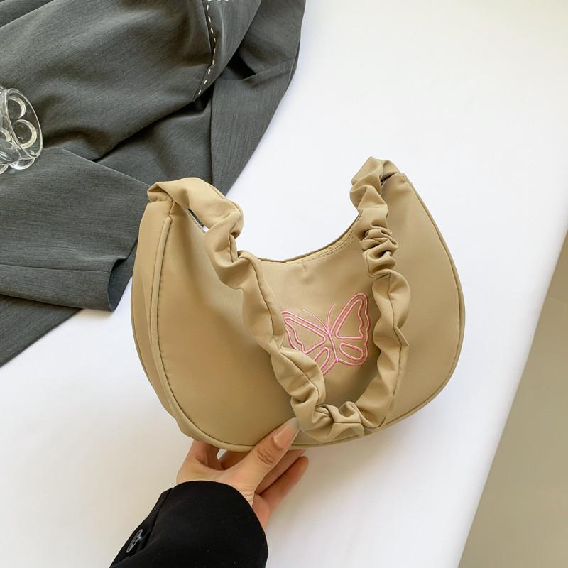 

Fashionable Korean Style Colorful Casual Tote Bag For Summer 2024 With Butterfly Design хакі