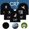 Cr7 Printed Knit Black Hat Warm And Stylish Winter Headwear For Men And Women